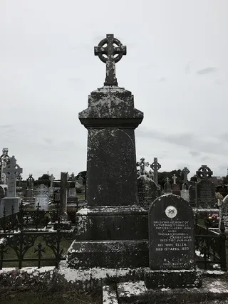 爱尔兰、海德福德、欧洲、墓地、公墓、十字架、基督教、天主教