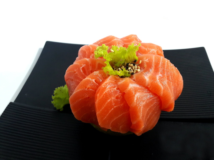 寿司、三文鱼、生鱼片、食物、海鲜、膳食、新鲜度、鱼片