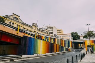 葡萄牙，里斯本，绘画，色彩，彩虹，里斯本，艺术，欧洲