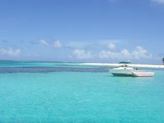 二, 白色, 摩托艇, 机舱摩托艇, 身体, 水, 塞班岛, 自然