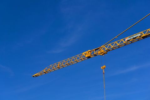 起重机, 负载, 起重机, baukran, 负载起重机, 现场, 建筑工作, 建筑起重机