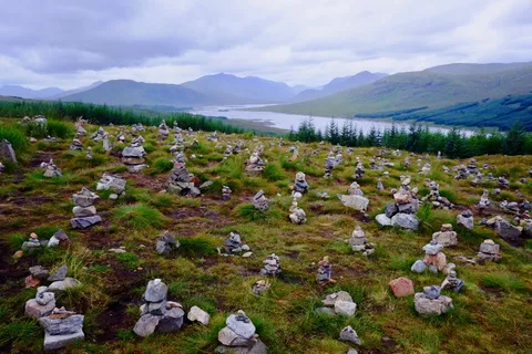 景观、自然、山地、全景、户外、旅游、苏格兰、凯恩