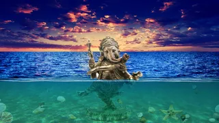 ganesh，水下，photoshop，海洋图像，水下和水外的界线，海洋图像，珍珠