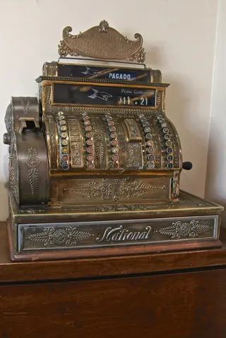 收银台、注册库、钱庄、旧货、古董、古董、室内、历史