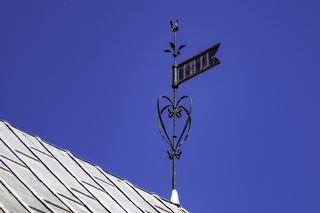 风向标，蓝天，柯克塔格，杰林，通信，标志，引导，天空