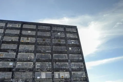 纽约，布鲁克林，美国，废弃建筑，纽约，破碎，天空，建筑