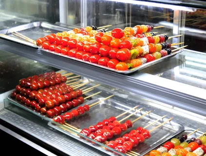 中国，广州市，李钟表公司（北京路），食品，食品和饮料，新鲜，红色，水果