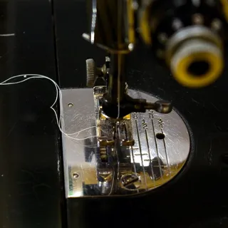 喉板和压脚，歌手，羽量级，缝纫，古董，针，旧，线