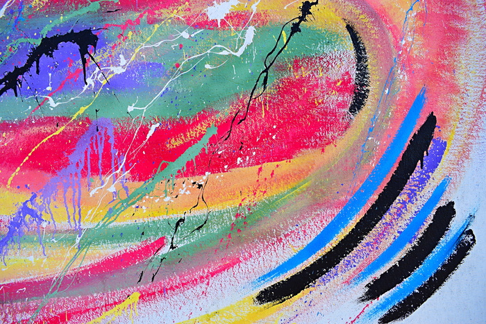 五彩抽象画, 意大利, 现代艺术, 艺术, 模式, 饰品, 绘画, 分形