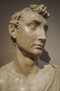 柏林，德国，比喻，头部，大理石，雕塑，帅气，色调