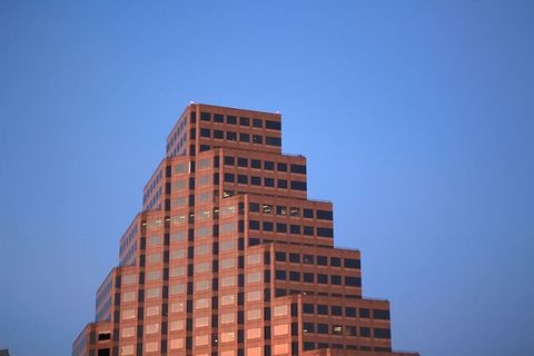 美国奥斯汀，摩天大楼，天际线，建筑，目标，振奋，天空