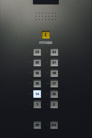 电梯、按钮、ui、界面、金属、盲文、室内、通信