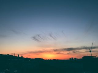 美国, 旧金山, 橙色, 起重机, 蓝色, 苏特罗塔, potrero 山, 建设