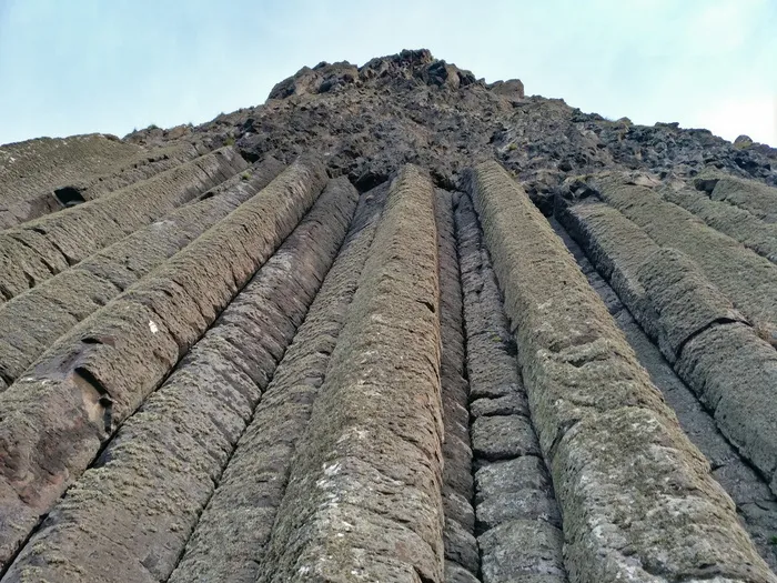 堤道, 爱尔兰, 玄武岩, 天空, 安特里姆, 景观, 火山, 低角度视图