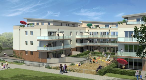 多户型住宅、别墅、渲染、可视化、建筑、可视化3d、建筑可视化、景观