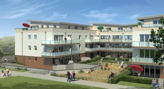 多户型住宅、别墅、渲染、可视化、建筑、可视化3d、建筑可视化、景观