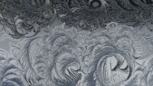 黑白抽象插图特写
