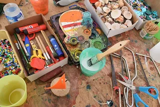 各种艺术工具，家具，意大利，汤匙，餐具，剪刀，刀片，武器