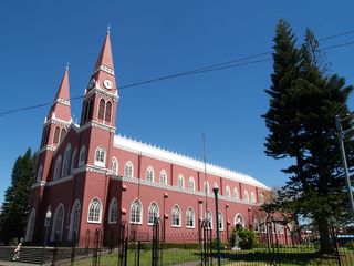 格雷西亚，哥斯达黎加，教堂，天主教，天空，建筑结构，建筑，树木