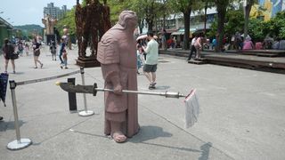 *，创意，艺术，偶发人群，街道，步行，白天，户外