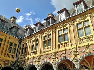 里尔，旧股票，股票交易所，法院，旧股票交易所，外墙，建筑，历史