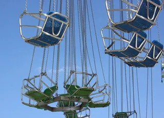 旋转木马, 市场, kettenkarussel, 年市场, 民俗节日, carnies, 公平, 颜色