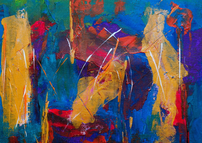 抽象画特写照片