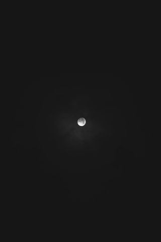 黑色，黑暗，黑暗，满月，月亮，月光，夜晚，天空