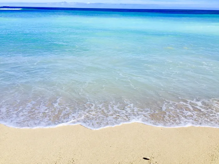 白天的海滨，海洋，大海，蓝色，夏威夷，阿罗哈，水，海滩