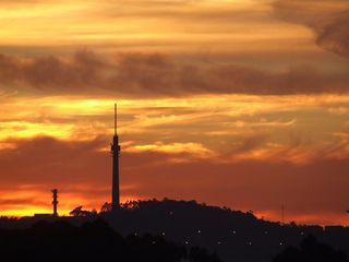 由太阳景观，太阳，秩序，景观，地平线，黄昏，日落，天空
