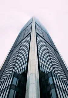 高层建筑的虫眼视图 高层建筑的虫眼视图