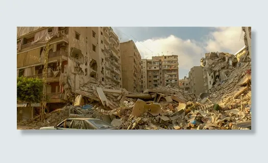 黎巴嫩，贝鲁特，被拆除的建筑物，战争，贝鲁特南部，以色列战争，废墟，建筑