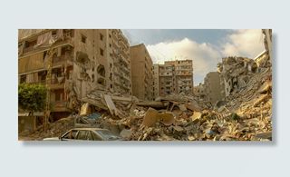 黎巴嫩，贝鲁特，被拆除的建筑物，战争，贝鲁特南部，以色列战争，废墟，建筑