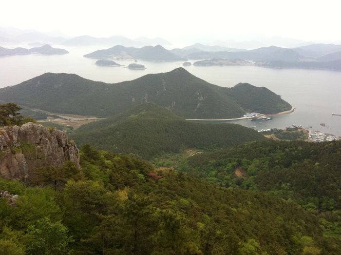 geoje、缆车、mireuksan、hanryeosu、山、风景——自然、自然之美、宁静的景色