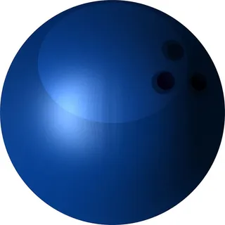 蓝色，保龄球矢量艺术，保龄球，球，九柱戏，十平，比赛，罢工