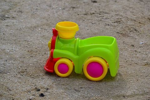 儿童、玩具、可爱、沙子、塑料、多色、童年、土地