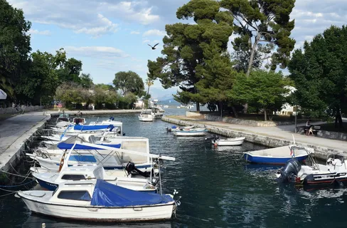 克罗地亚、特罗吉尔、海洋、河流、飞鸟、自然、港口、码头