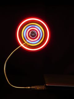 空气，冷却，旋转，霓虹灯，风扇，空气，冷却，led，霓虹灯颜色