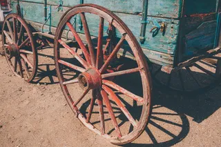 美国，亚利桑那州，古董货车，货车，沙漠，车轮，运输，手推车