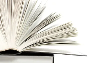 书，打开，页面，侧视图，学校，旧，文学，孤立