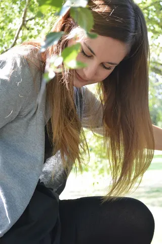 女孩，人类，微笑，有趣，自然，欢乐，青少年，青少年