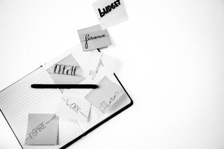 备忘录、便笺、白色、灵感、记事本、书写、排版、文字