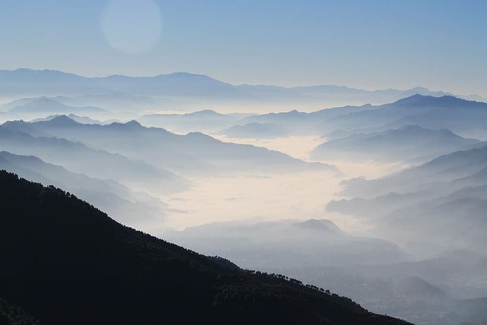 雾，风景，雾，山脉，山脉，自然，风景，山谷