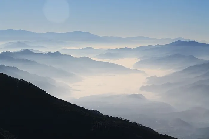 雾，风景，雾，山脉，山脉，自然，风景，山谷