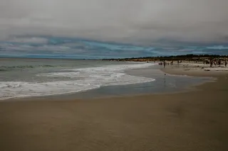陆地，海滩，云-天空，天空，大海，水，自然之美，沙子