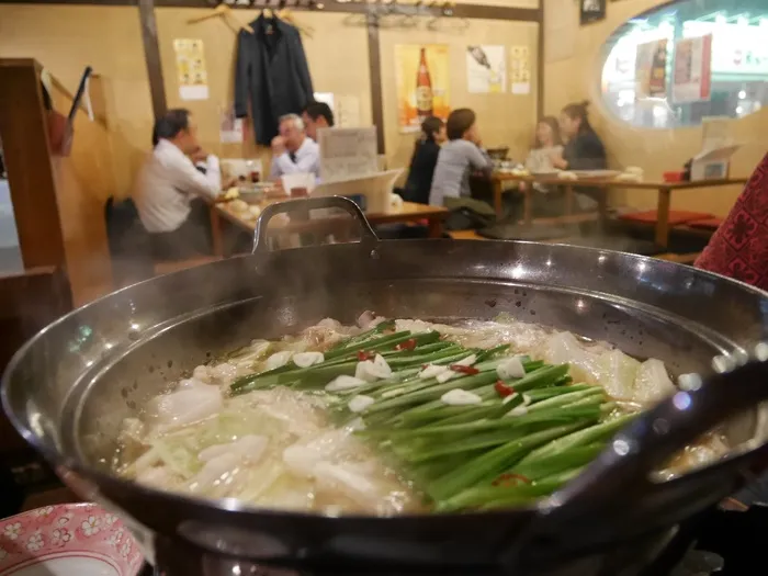 熟的，蔬菜，炒锅，日本，美食，博多，烤鸡，motsu nabe