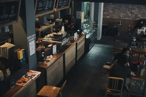 泰国，曼谷，商店，咖啡店，快递，卡布奇诺，咖啡馆，食品