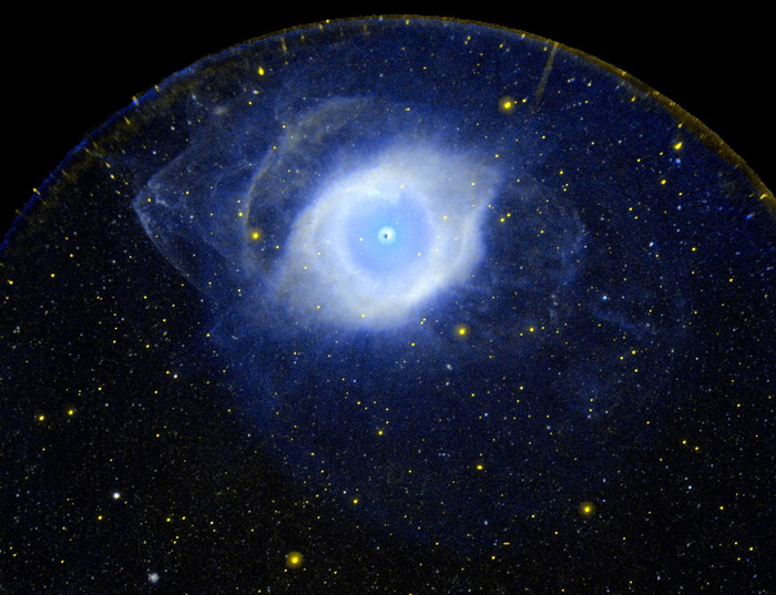 螺旋星云，ngc 7293，紫外线，紫外线，太空，宇宙，行星星云，nasa