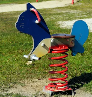 海滩、玩具小孩、秋千、耗电、娱乐、休闲、植物、动物代表