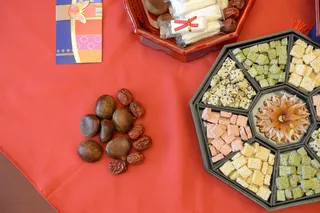 肺房, 夜, 枣, 文化, 装饰, 高角度视图, 饮食, 餐饮